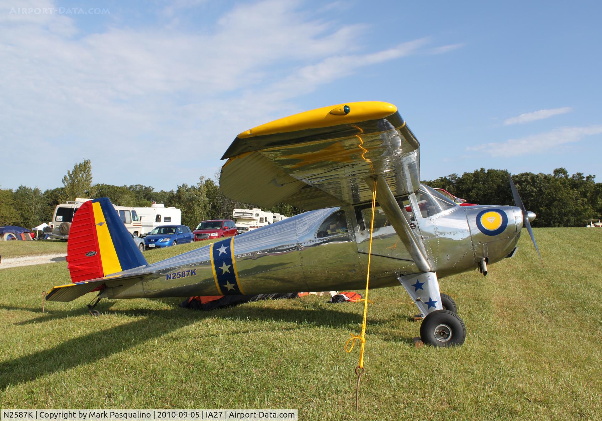 N2587K, 1948 Silvaire LUSCOMBE 8E C/N 5314, Luscombe 8E