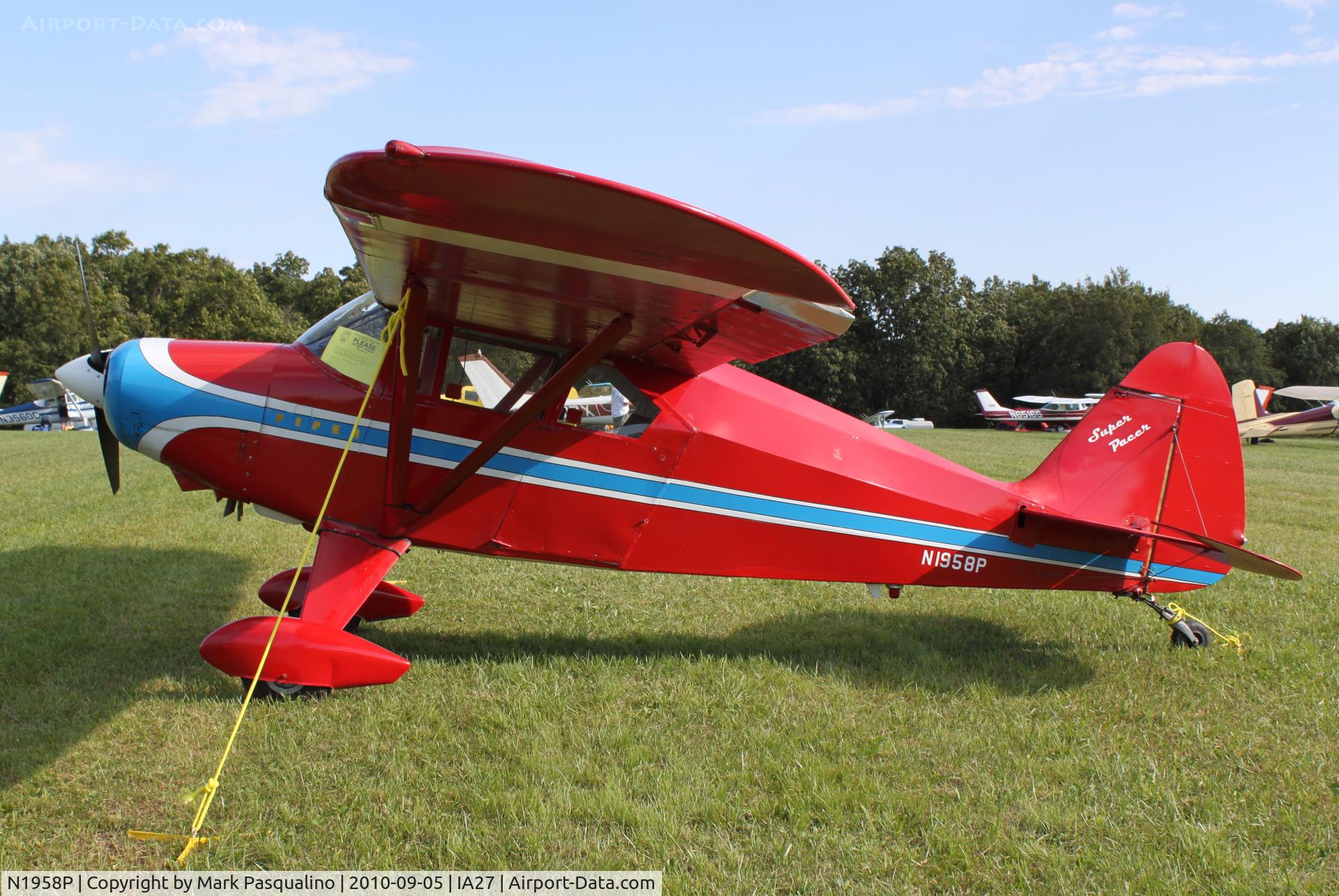 N1958P, 1958 Piper PA-22-160 Tri Pacer C/N 22-6008, Piper PA-22-160