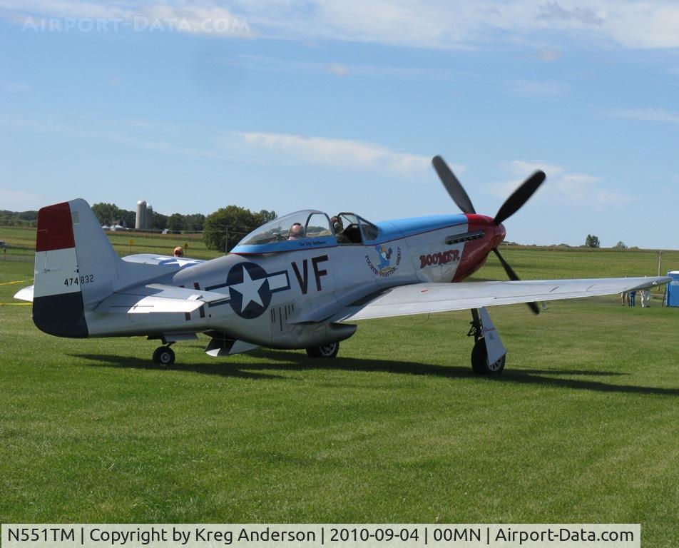 N551TM, 2006 North American P-51D Mustang Replica C/N TM001, 2010 Gerry Beck Memorial Fly-in