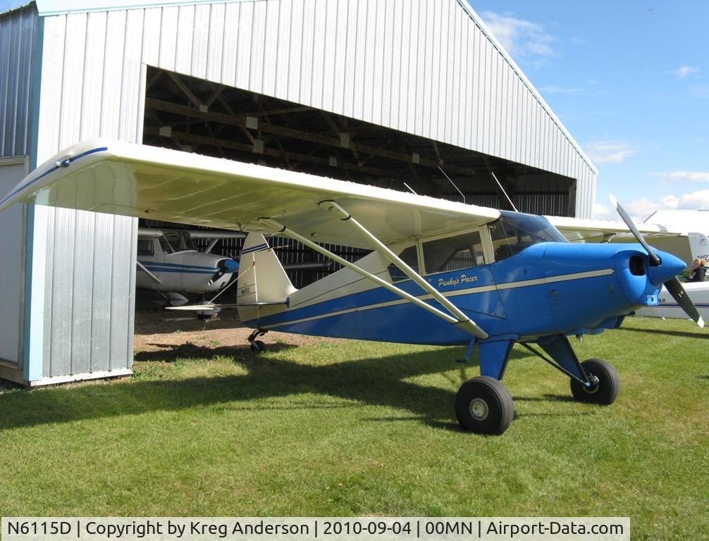 N6115D, 1956 Piper PA-22-150 C/N 22-4759, 2010 Gerry Beck Memorial Fly-in