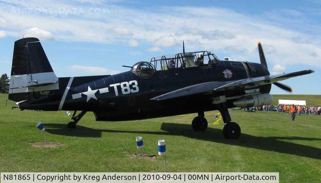 N81865, 1945 Grumman TBM-3E Avenger C/N 5632, 2010 Gerry Beck Memorial Fly-in