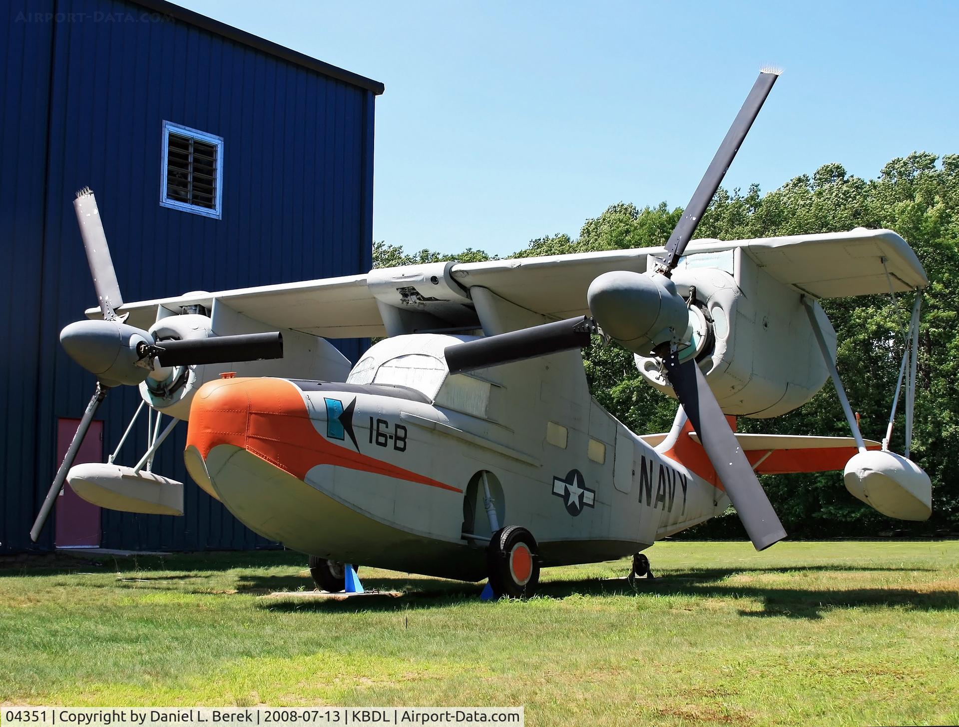 04351, 1960 Kaman K-16B C/N 1178, The tilting wing and large-diameter props were Kaman modifications to a pre-War Grumman Goose to attain V/STOL capability.
