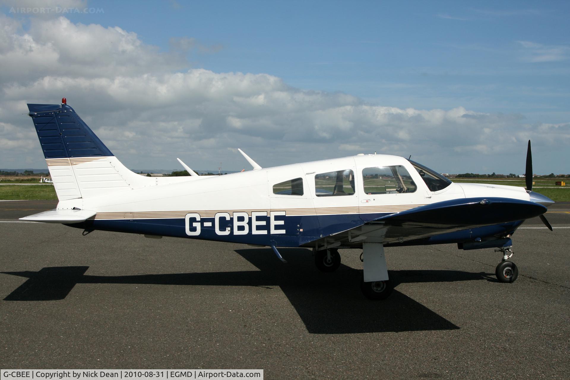 G-CBEE, 1976 Piper PA-28R-200 Cherokee Arrow C/N 28R-7635055, EGMD