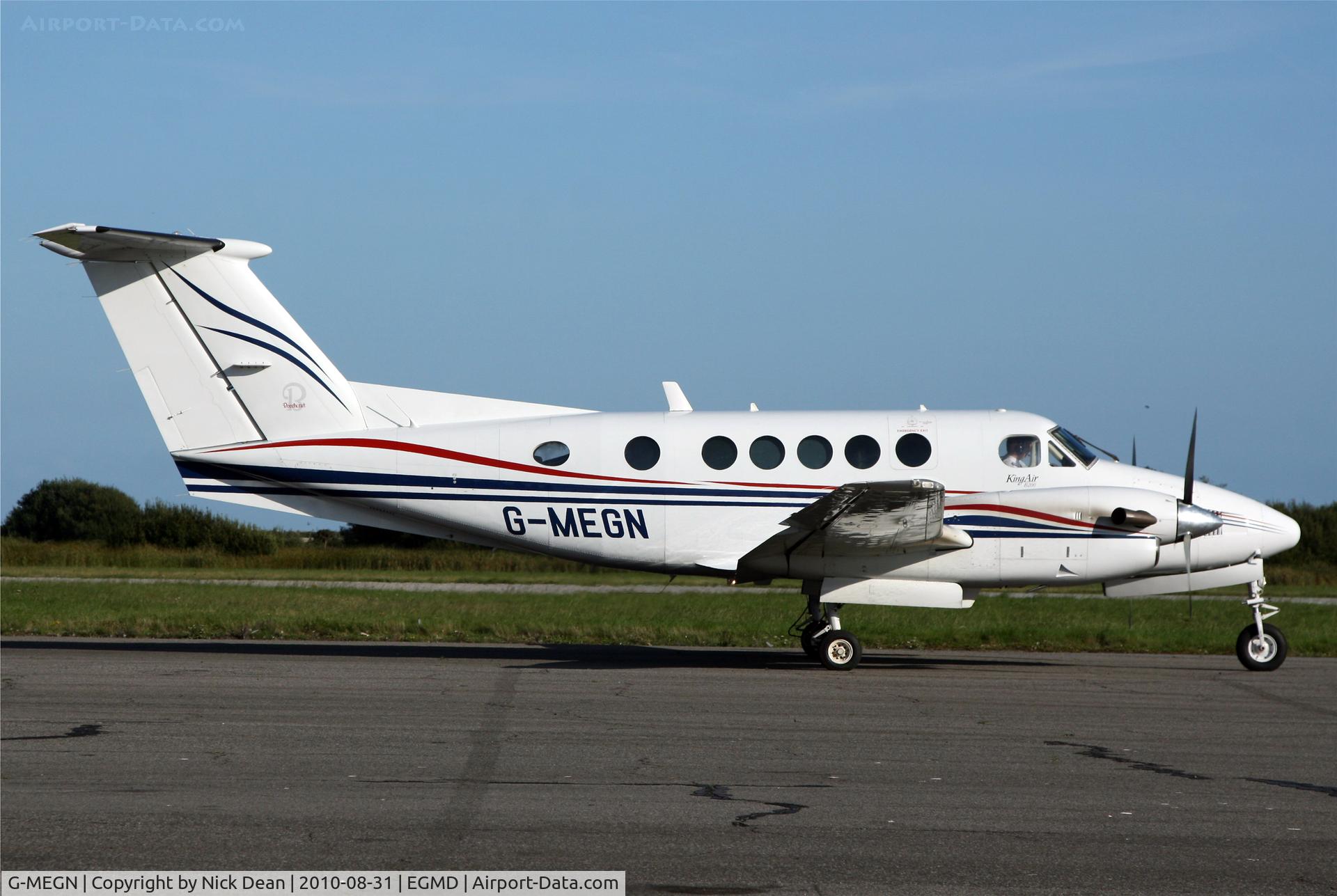 G-MEGN, 1995 Beech B200 Super King Air King Air C/N BB-1518, EGMD