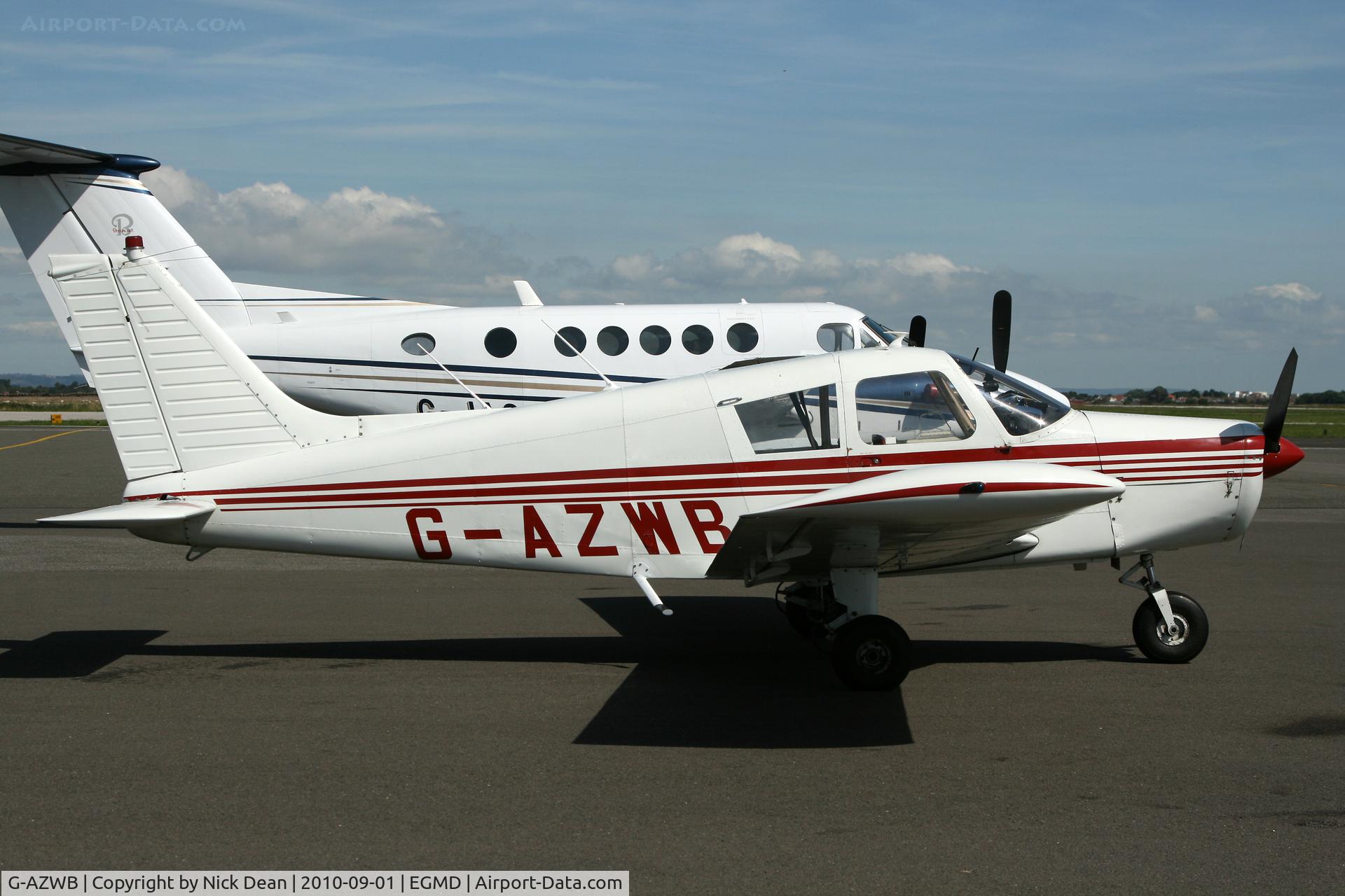G-AZWB, 1972 Piper PA-28-140 Cruiser C/N 28-7225244, EGMD