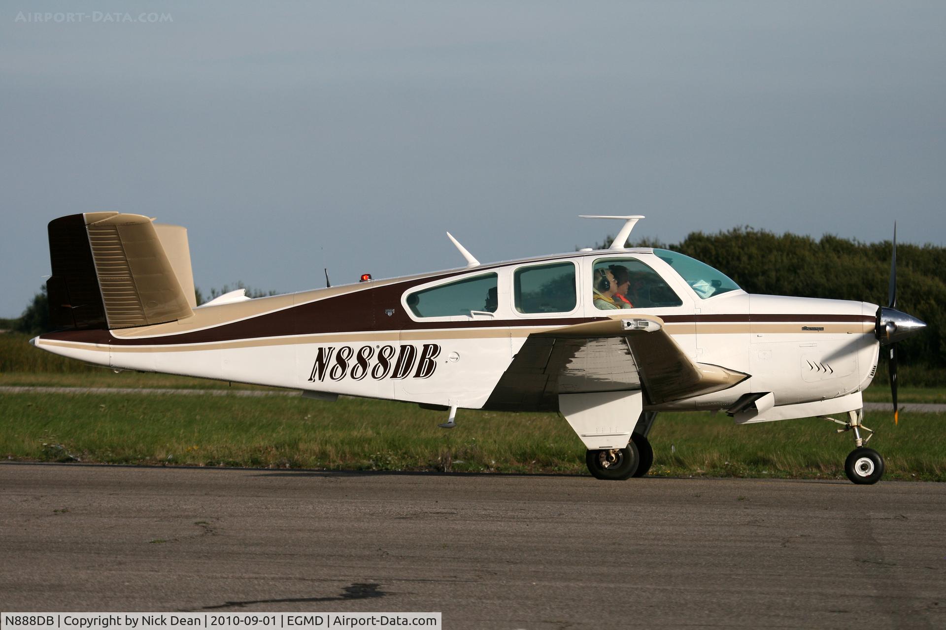 N888DB, 1977 Beech V35B Bonanza Bonanza C/N D-10076, EGMD