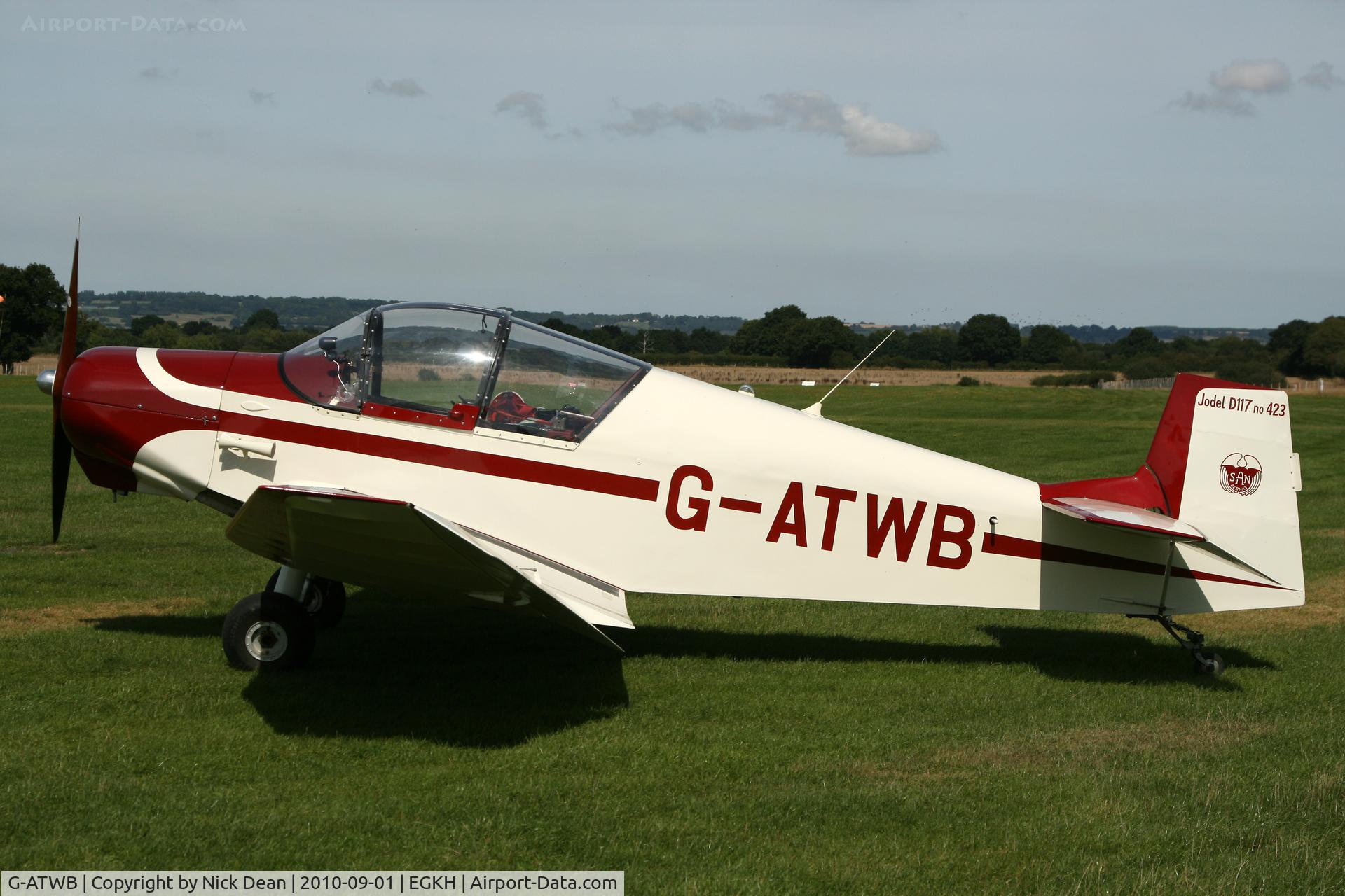 G-ATWB, 1956 SAN Jodel D-117 C/N 423, EGKH