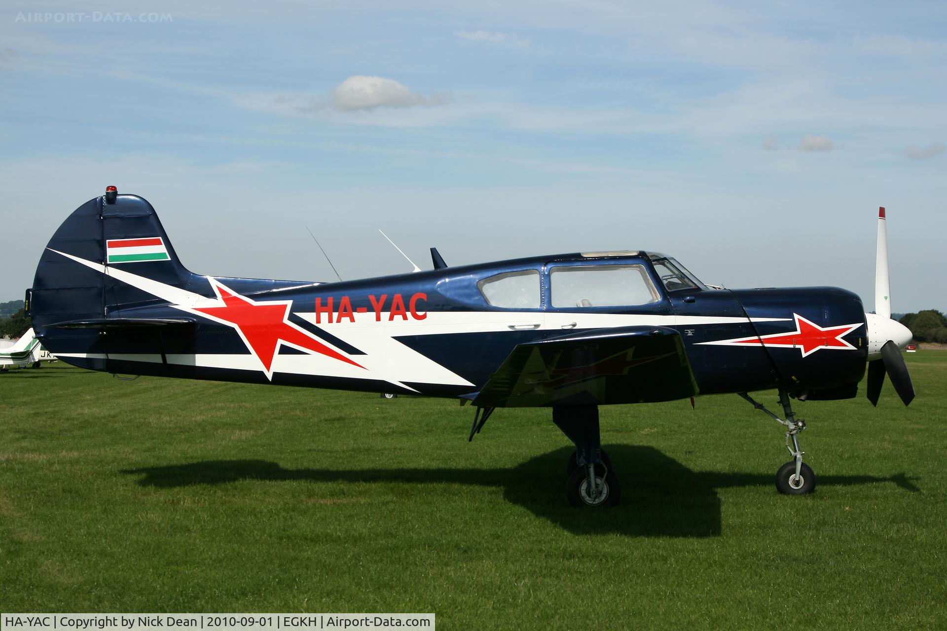 HA-YAC, Yakovlev Yak-18T C/N 14-35, EGKH