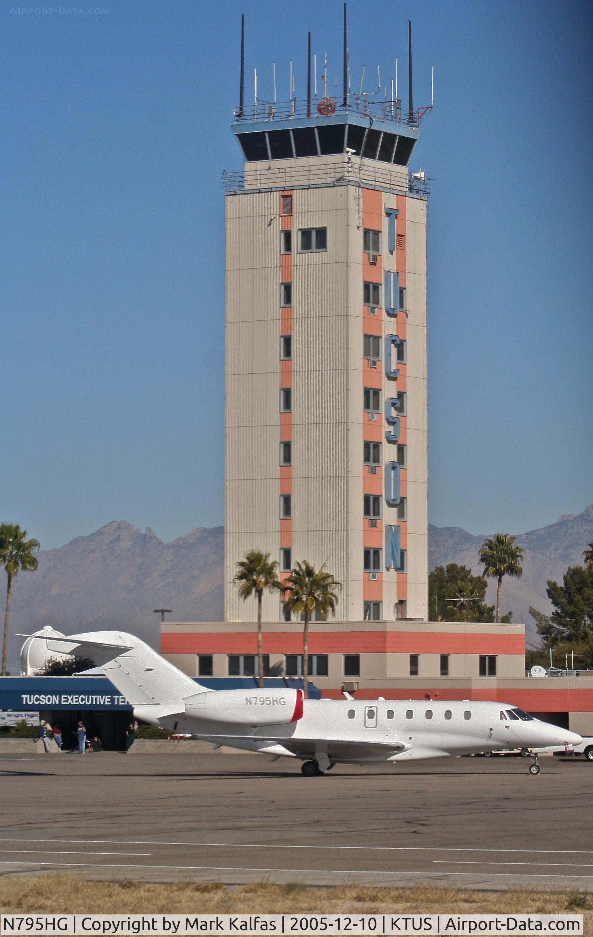 N795HG, 1998 Cessna 750 Citation X Citation X C/N 750-0053, Wachovia Financial Services Inc.Cessna 750 Citation X, N795HG parked at the Tuscon Executive Terminal.