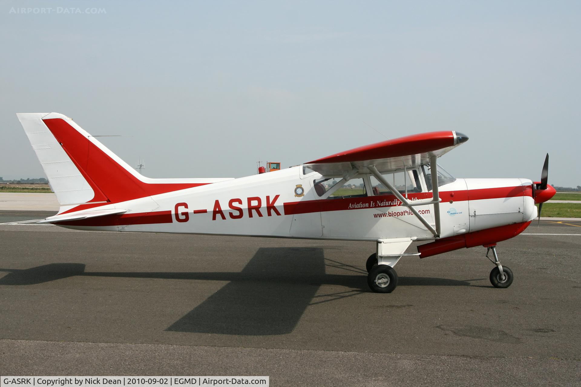 G-ASRK, 1964 Beagle A-109 Airdale C/N B.538, EGMD 33 years after the first time I shot this at the Sywell PFA rallye 1977 a copy of which I have uploaded on the site in a different colour scheme