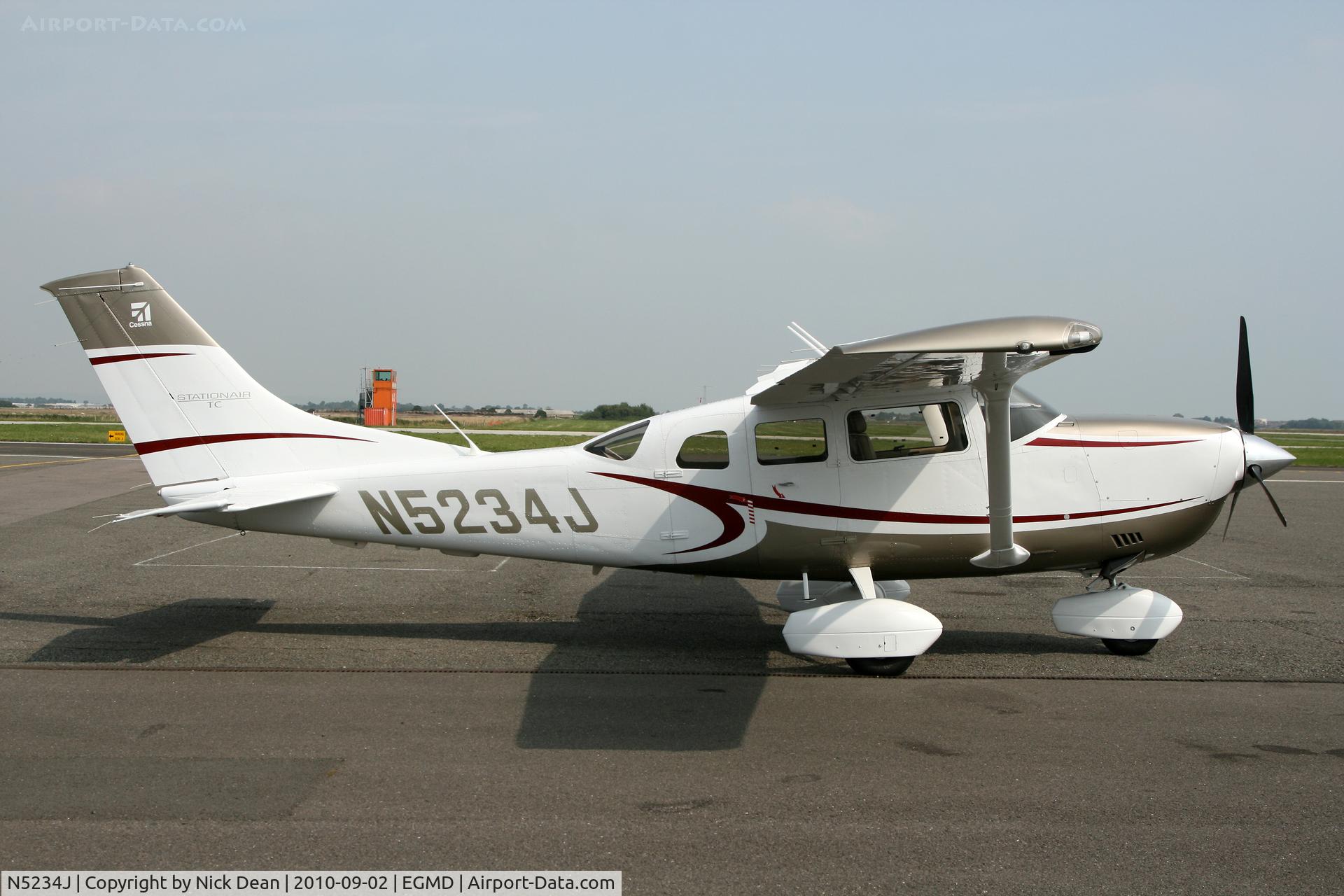 N5234J, 2009 Cessna T206H Turbo Stationair C/N T20608910, EGMD