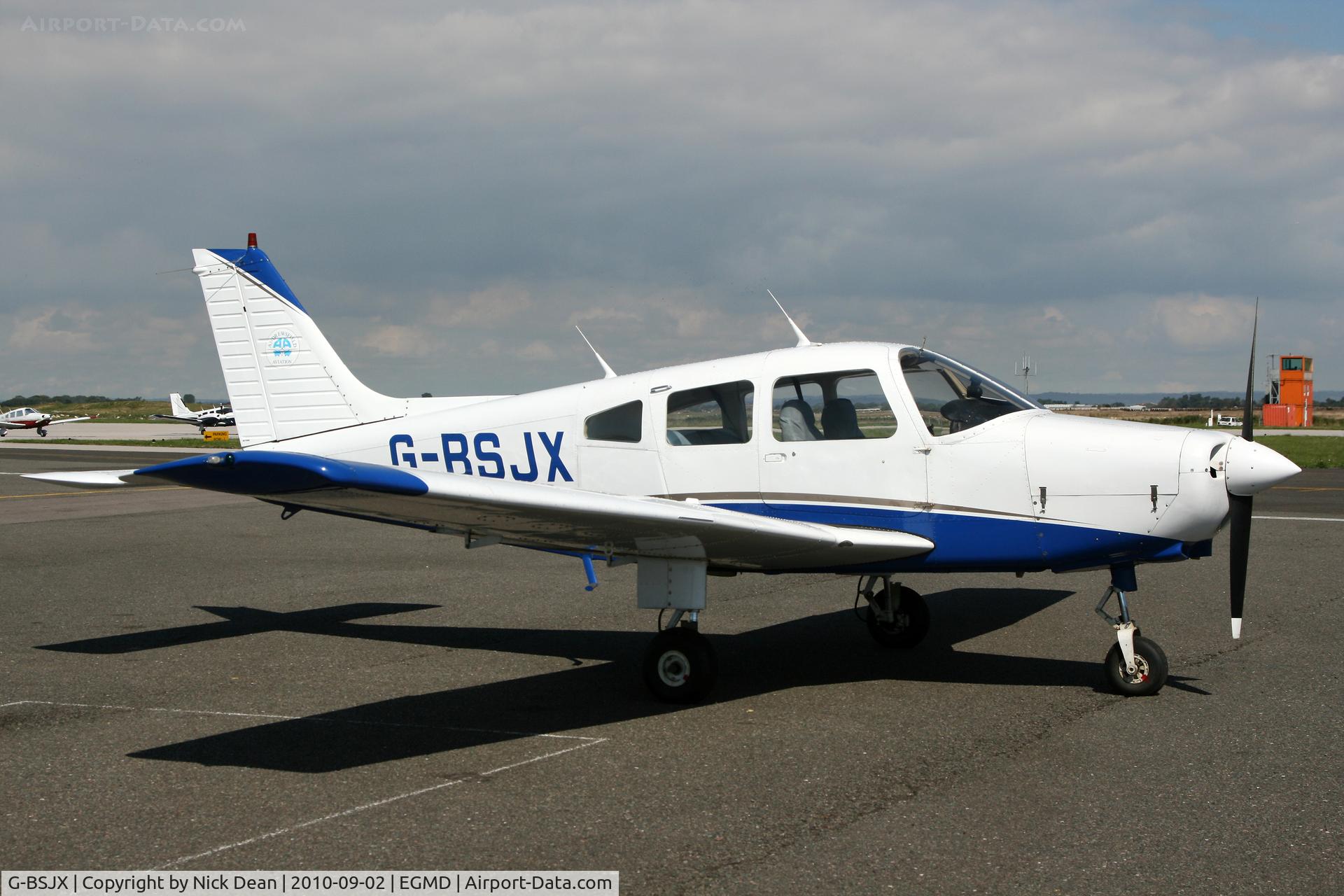 G-BSJX, 1981 Piper PA-28-161 Cherokee Warrior II C/N 28-8216084, EGMD