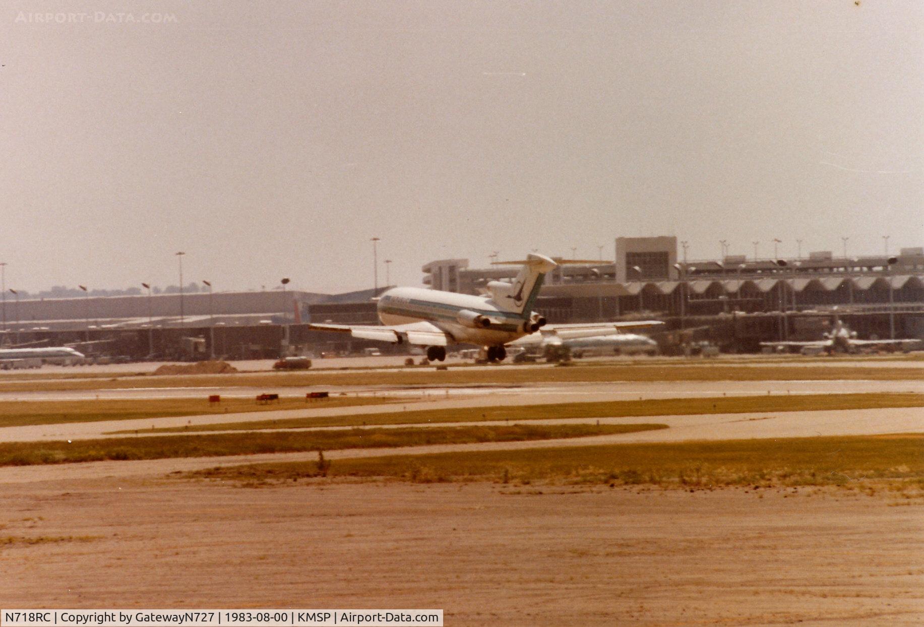 N718RC, 1980 Boeing 727-2S7 C/N 22344, Republic 727-200 landing rwy 11L.
