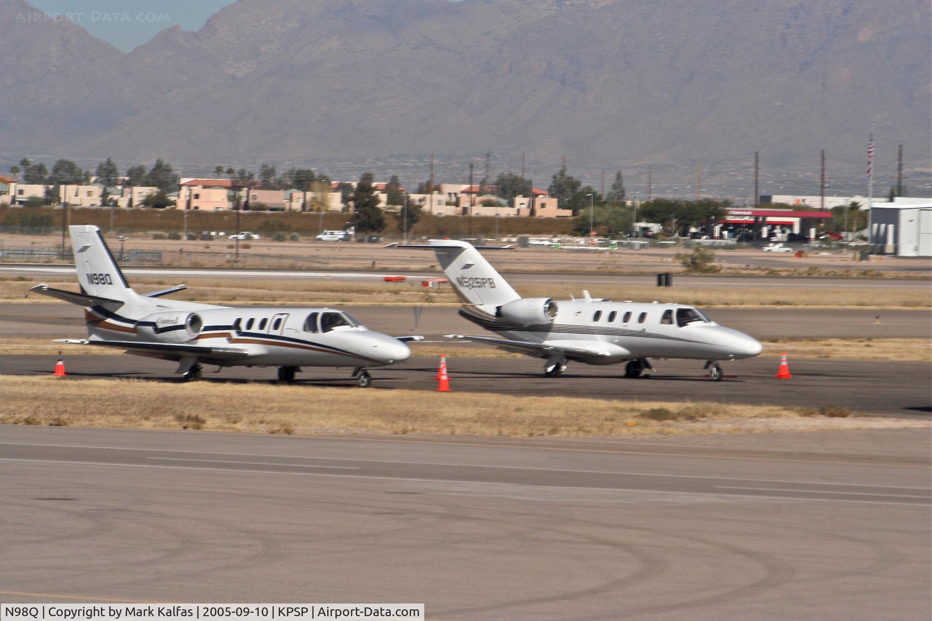 N98Q, 1972 Cessna 500 Citation 1 C/N 500-0040, Cessna 500, N98Q on the ramp KTUS.