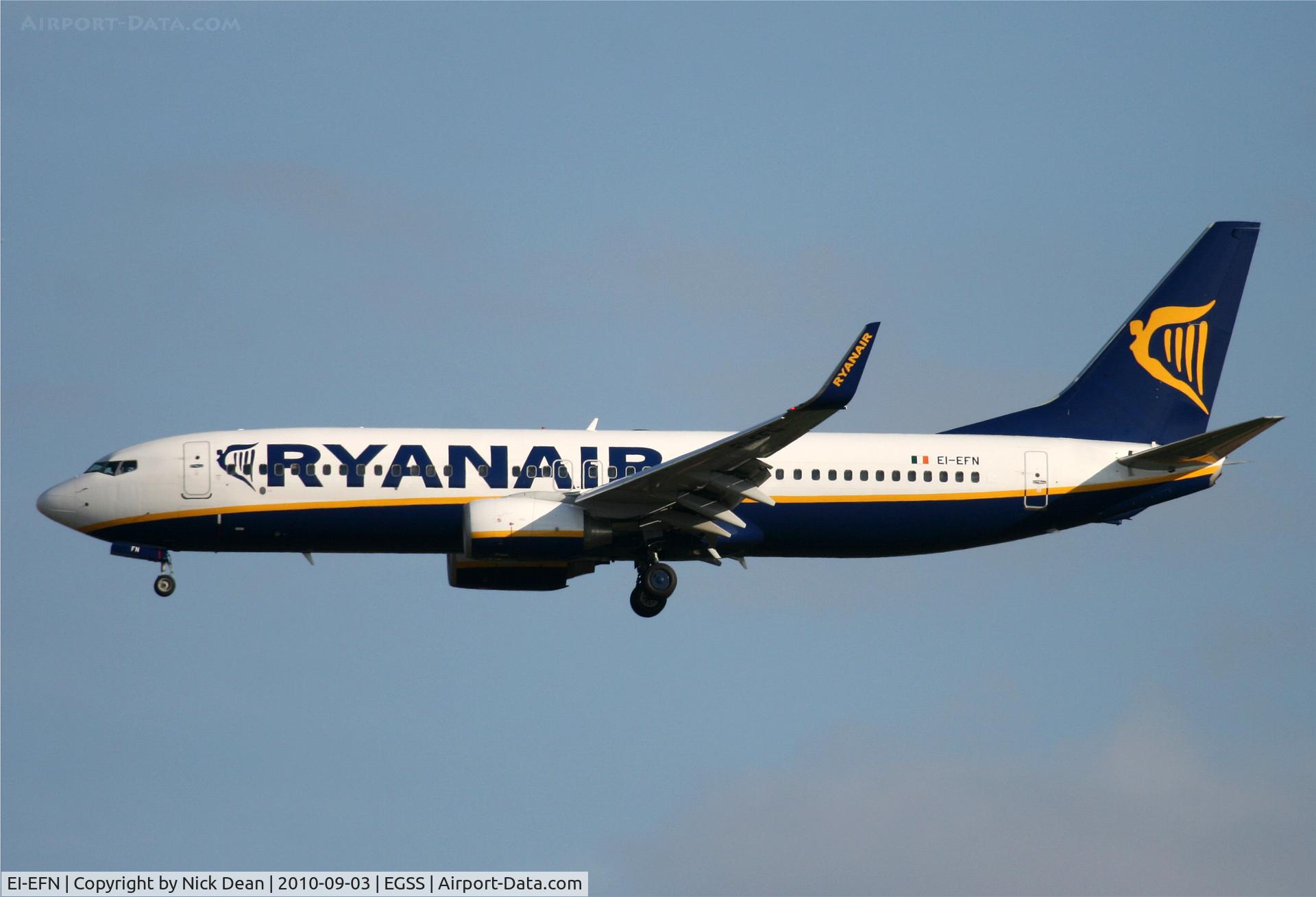 EI-EFN, 2009 Boeing 737-8AS C/N 37538, EGSS