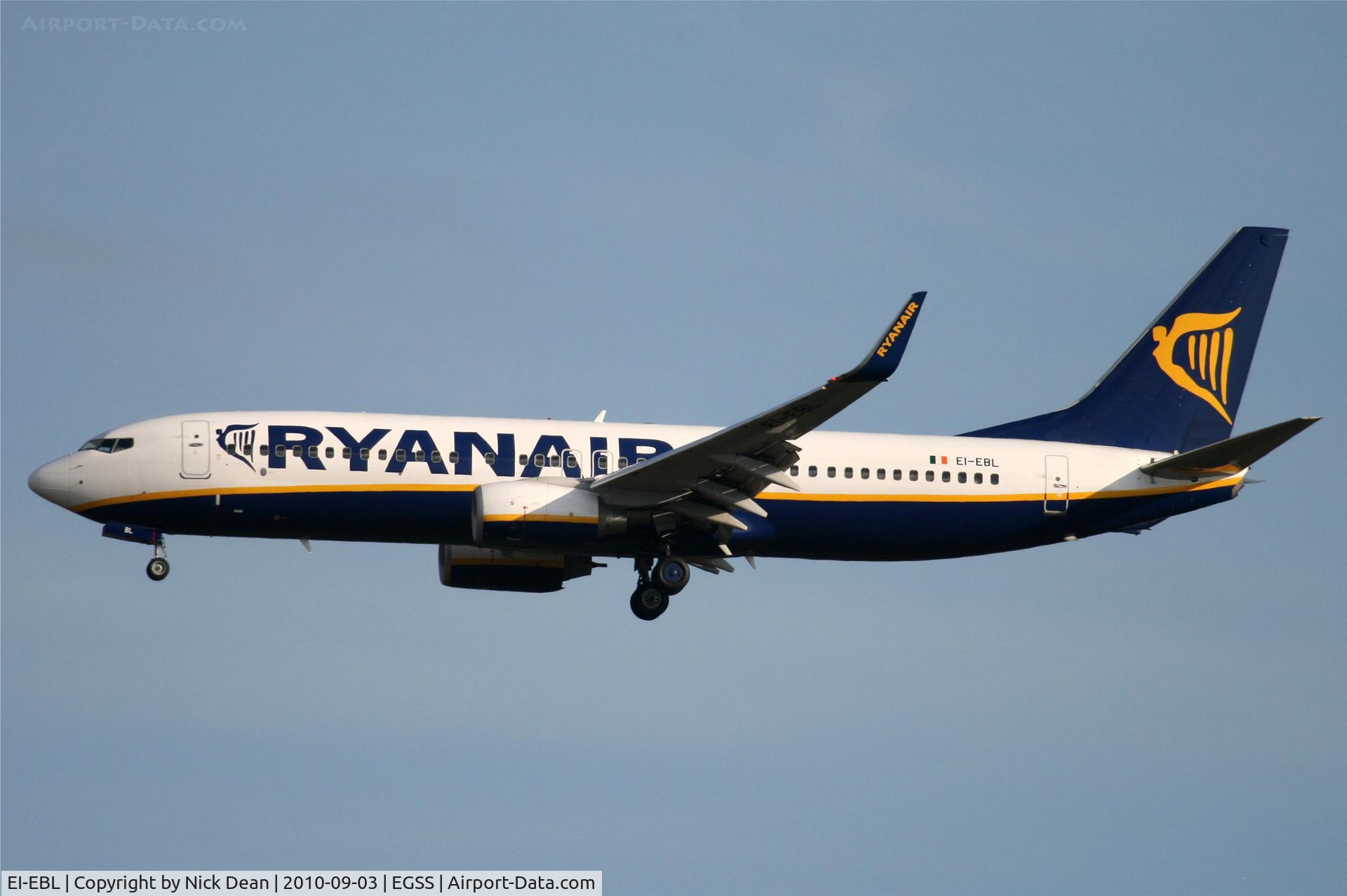 EI-EBL, 2009 Boeing 737-8AS C/N 37529, EGSS