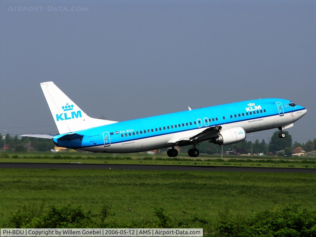 PH-BDU, 1990 Boeing 737-406 C/N 24857, Take off of the 