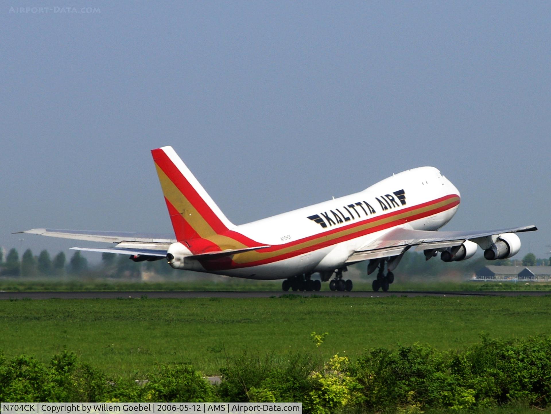 N704CK, 1980 Boeing 747-209F C/N 22299, Take off of the 