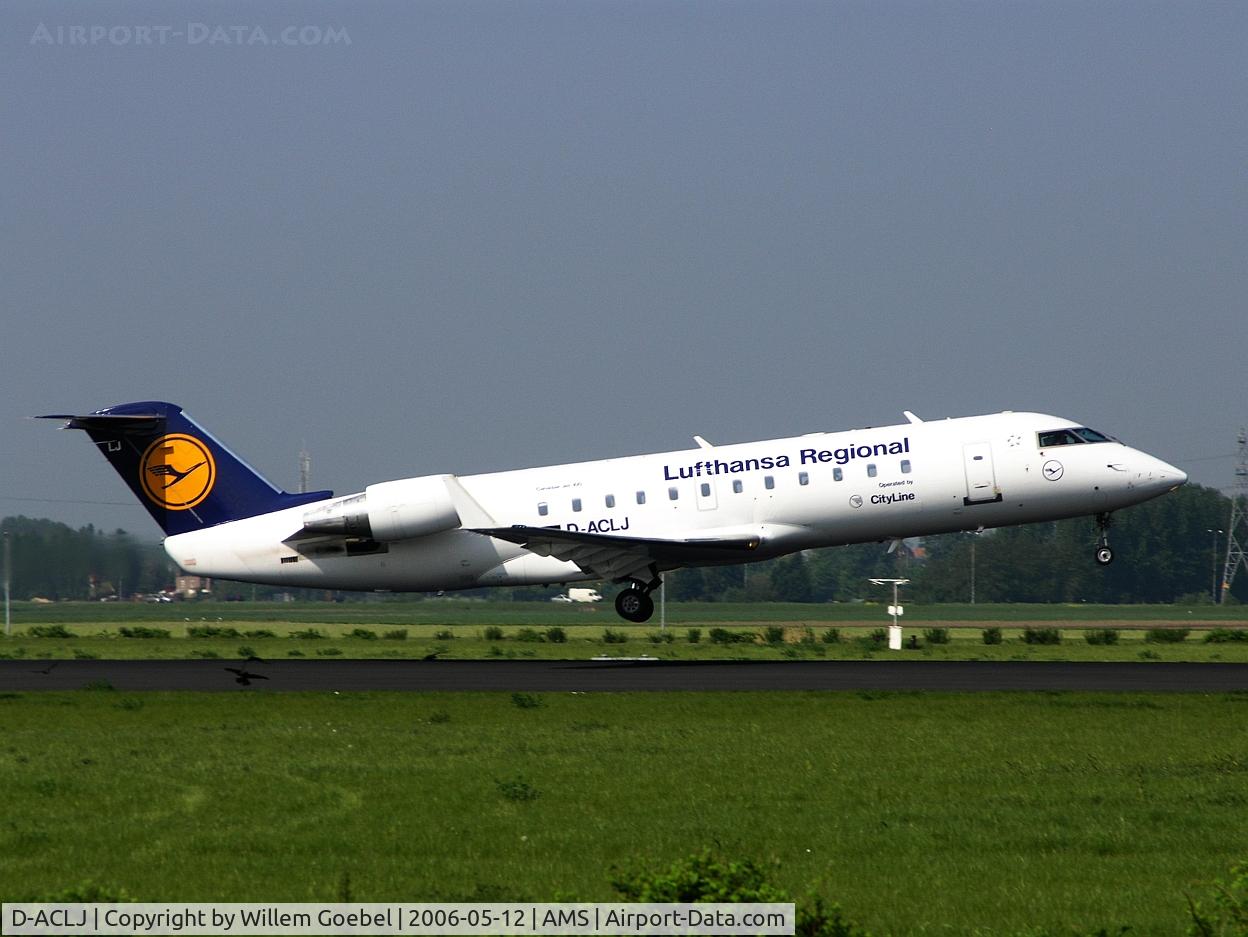 D-ACLJ, Canadair CRJ-100LR (CL-600-2B19) C/N 7021, Take off of the 