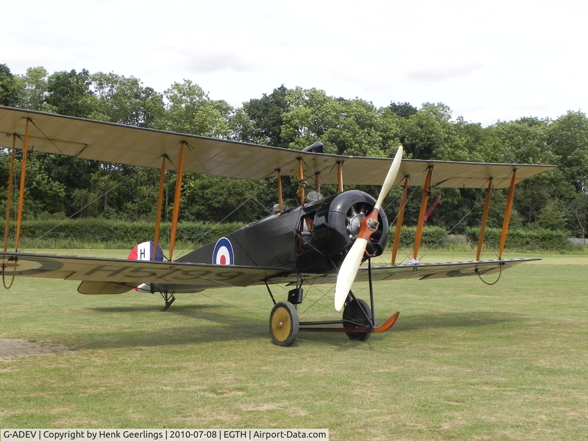 G-ADEV, 1918 Avro 504K C/N R3/LE/61400, Shuttleworth Collection , July 2010 , Old Warden Airport