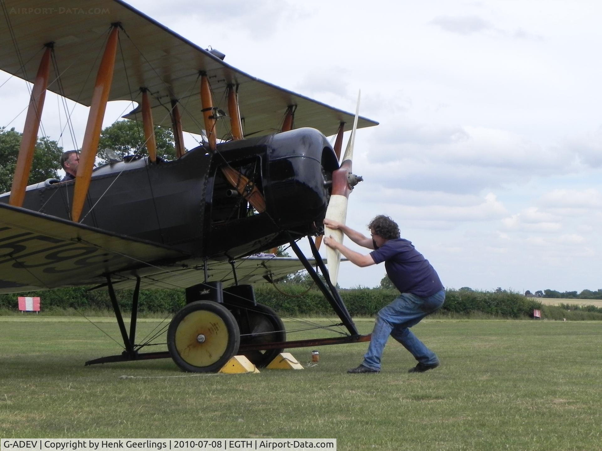 G-ADEV, 1918 Avro 504K C/N R3/LE/61400, Shuttleworth Collection , July 2010 , Old Warden Airport