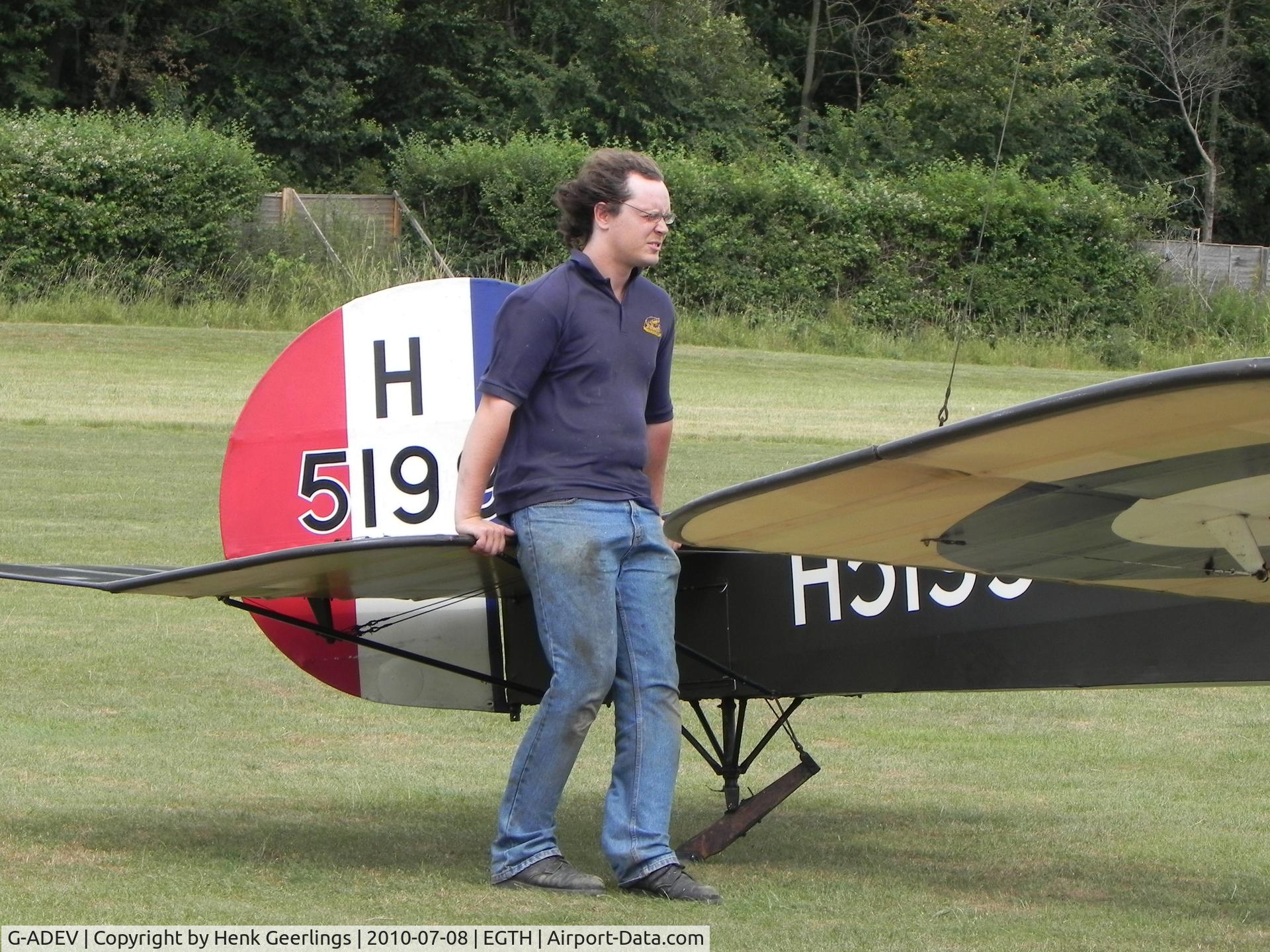 G-ADEV, 1918 Avro 504K C/N R3/LE/61400, Shuttleworth Collection , July 2010 , Old Warden Airport 

Engine Test