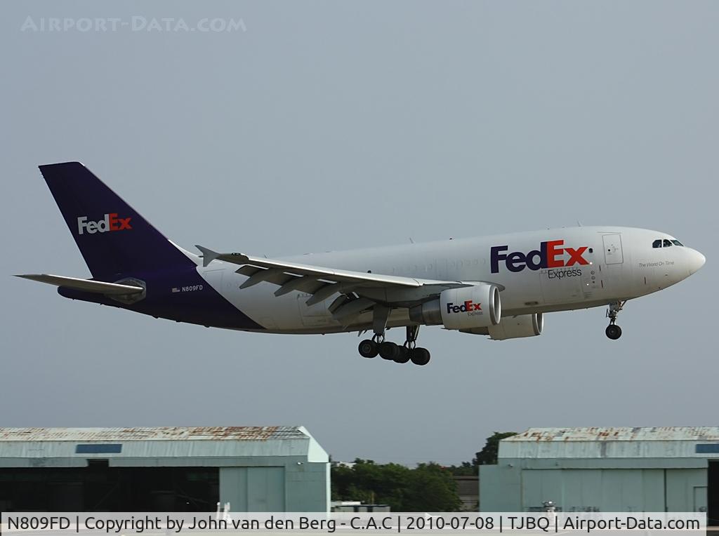 N809FD, 1987 Airbus A310-324 C/N 449, Fedex A 310-324 (449) N809FD @ BQN / TJBQ