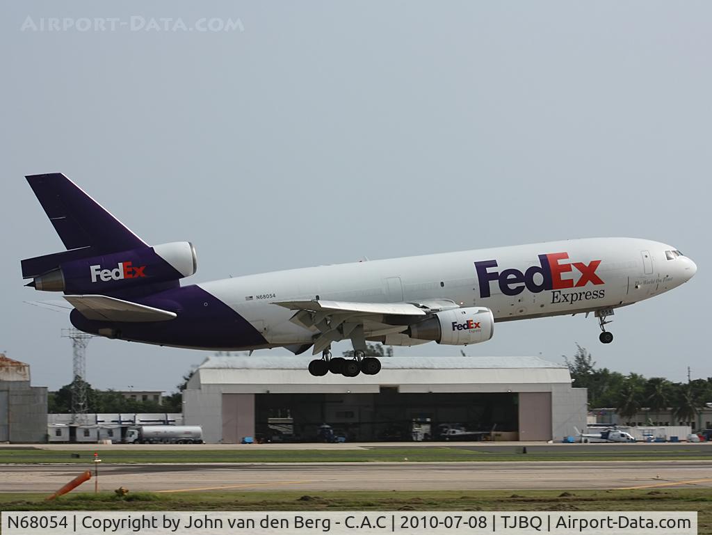 N68054, 1975 McDonnell Douglas MD-10-10F C/N 47808, Fedex MD 10-10F (47808/177) N68054 @ BQN / TJBQ