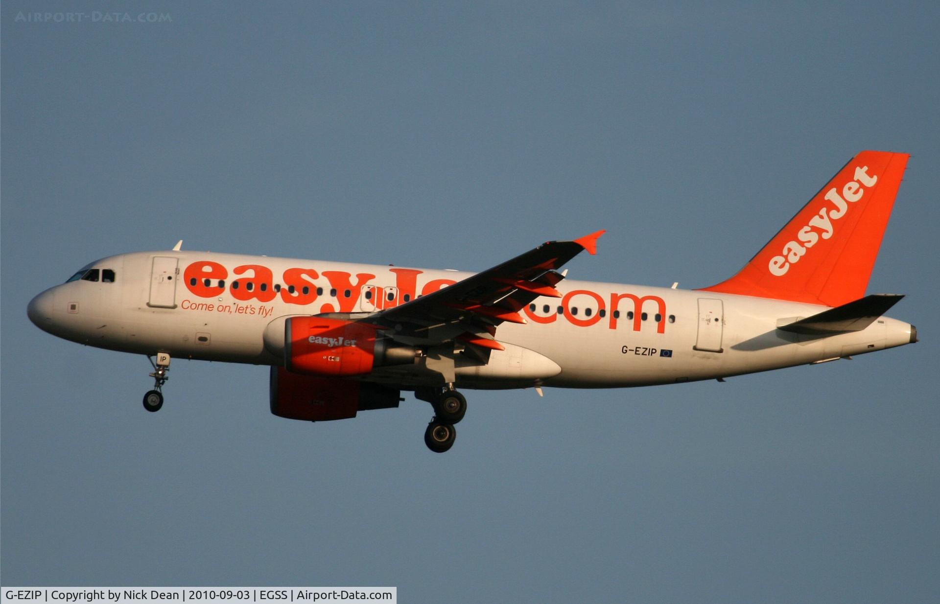 G-EZIP, 2005 Airbus A319-111 C/N 2514, EGSS