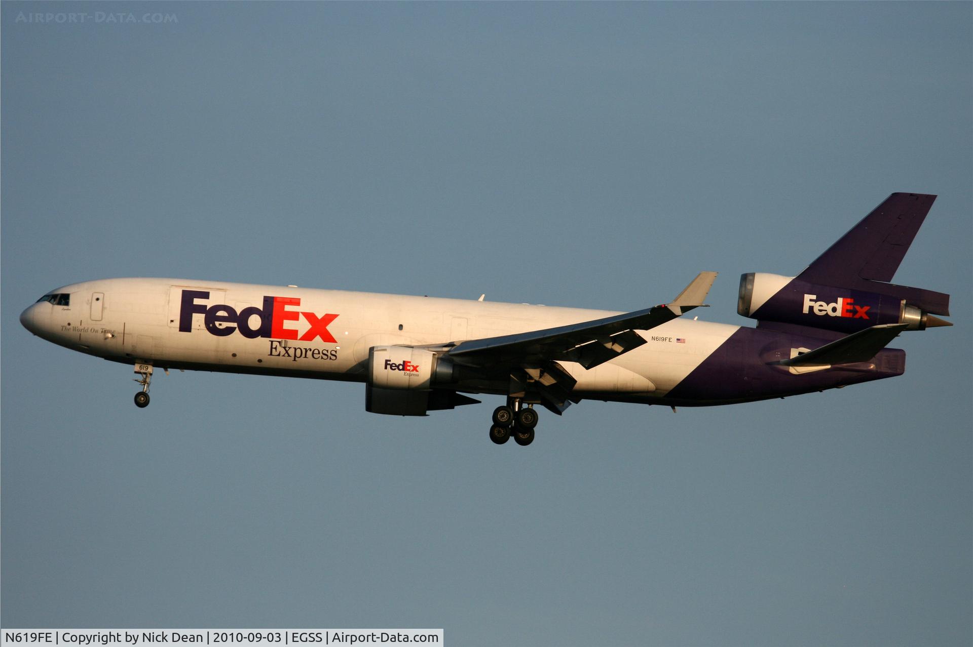 N619FE, 1996 McDonnell Douglas MD-11F C/N 48770, EGSS