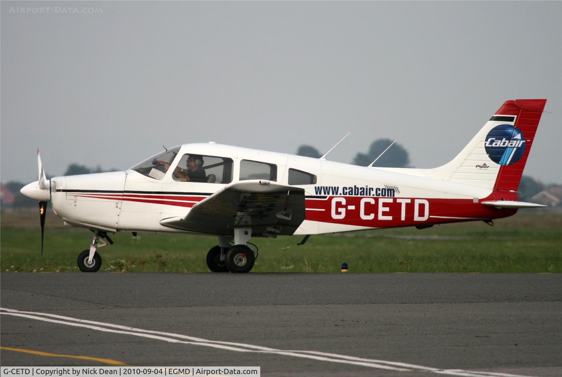 G-CETD, 2002 Piper PA-28-161 Cherokee Warrior III C/N 2842152, EGMD