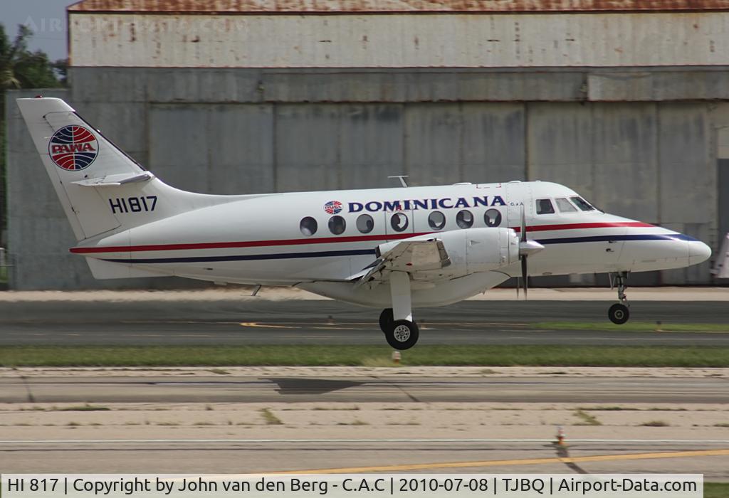HI 817, 1995 British Aerospace BAe-3101 Jetstream 31 C/N 673, PAWA Dominicana Jetstream 31 (673) HI 817 @ BQN / TJBQ
