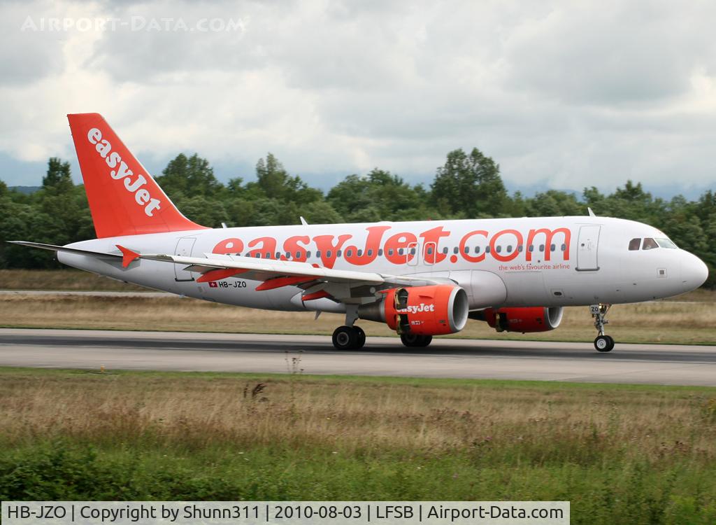 HB-JZO, 2005 Airbus A319-111 C/N 2398, Landing rwy 16