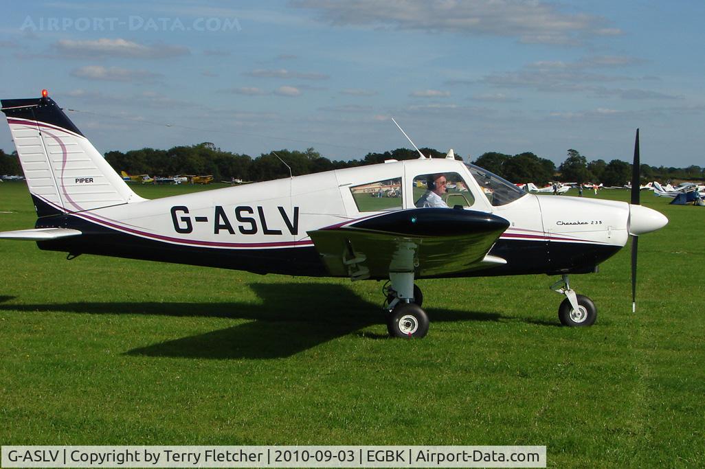 G-ASLV, 1963 Piper PA-28-235 Cherokee Pathfinder C/N 28-10048, 1963 Piper PIPER PA-28-235, c/n: 28-10048 at 2010 LAA National Rally