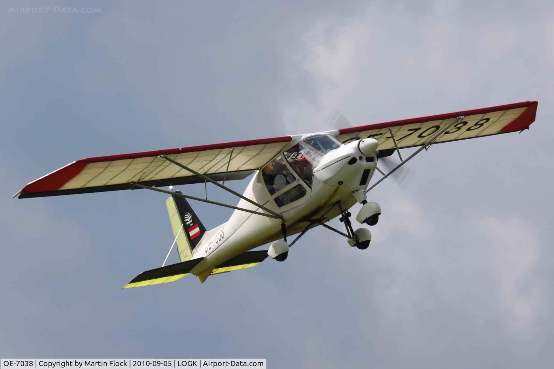 OE-7038, 1997 Comco Ikarus C42 C/N 9702-6007, .