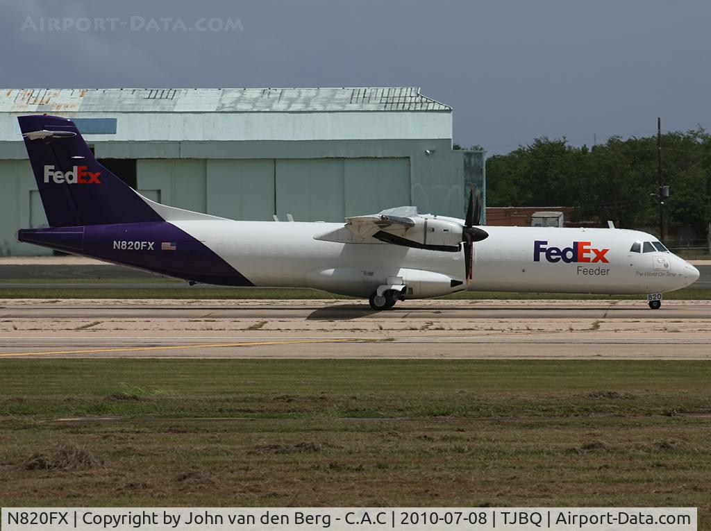 N820FX, 1991 ATR 72-212 C/N 248, Fedex ATR 72-212 (248) N820FX @ BQN / TJBQ