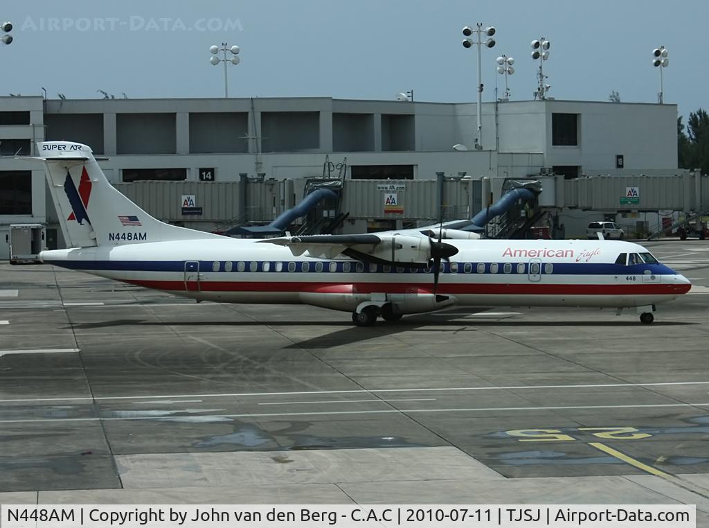 N448AM, 1995 ATR 72-212 C/N 448, American Eagle ATR 72-212 (448) N448AM @ SJU / TJSJ