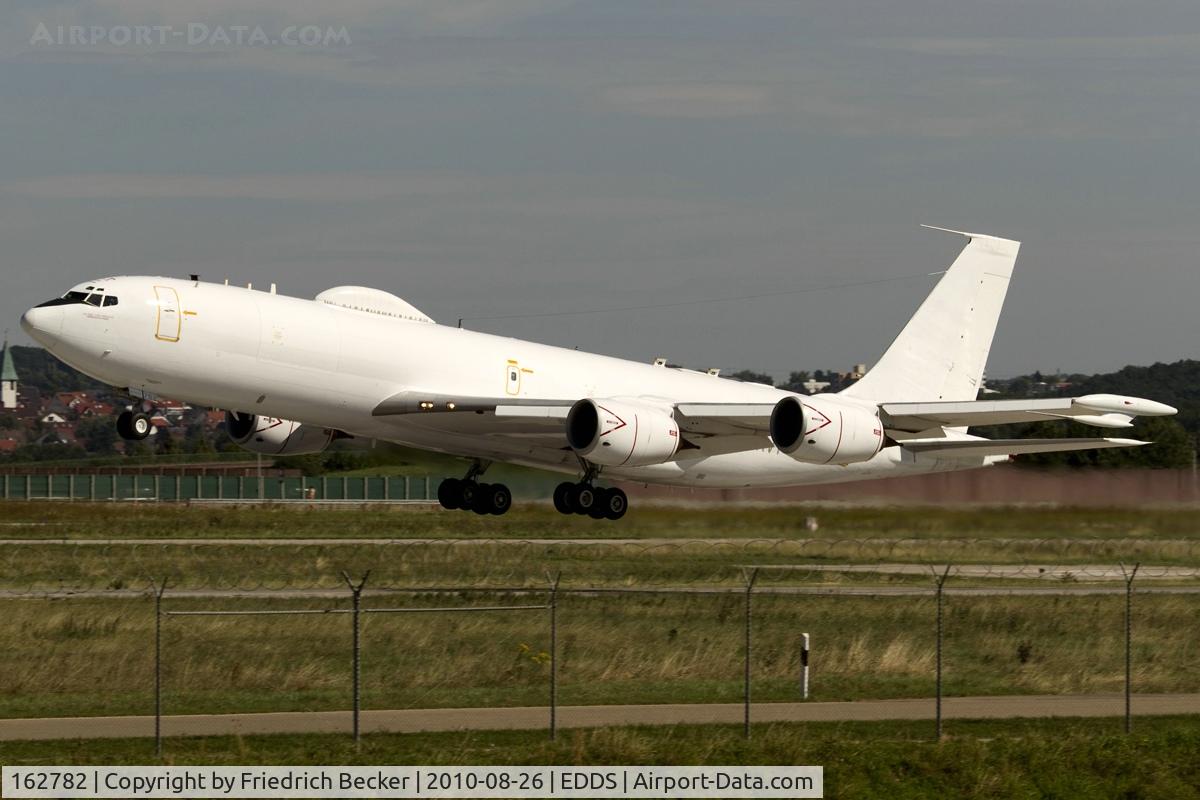 162782, 1989 Boeing E-6B Mercury C/N 23430, departure from Stuttgart