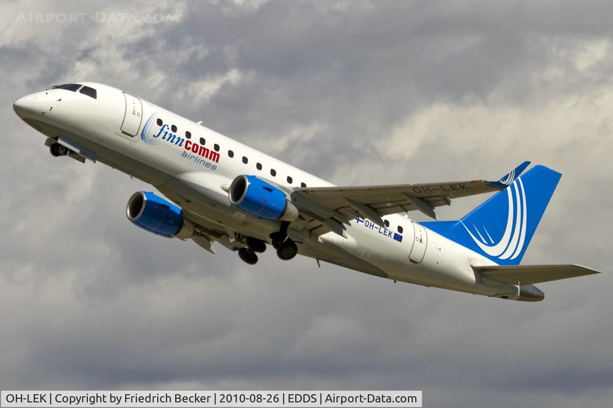 OH-LEK, 2006 Embraer 170ST (ERJ-170-100ST) C/N 17000127, departure from Stuttgart