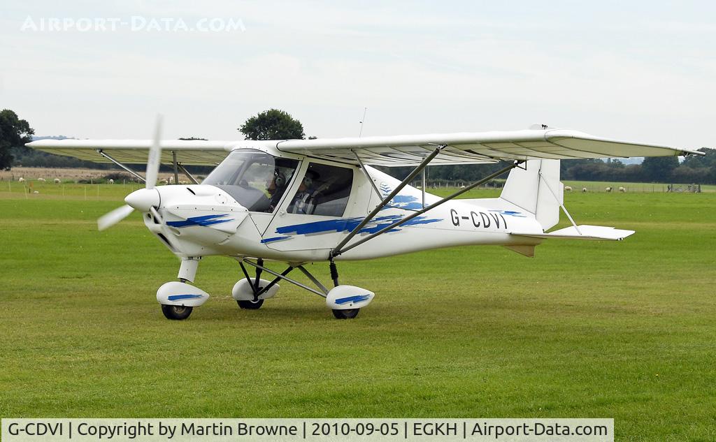 G-CDVI, 2006 Comco Ikarus C42 FB80 C/N 0602-6794, SHOT AT HEADCORN
