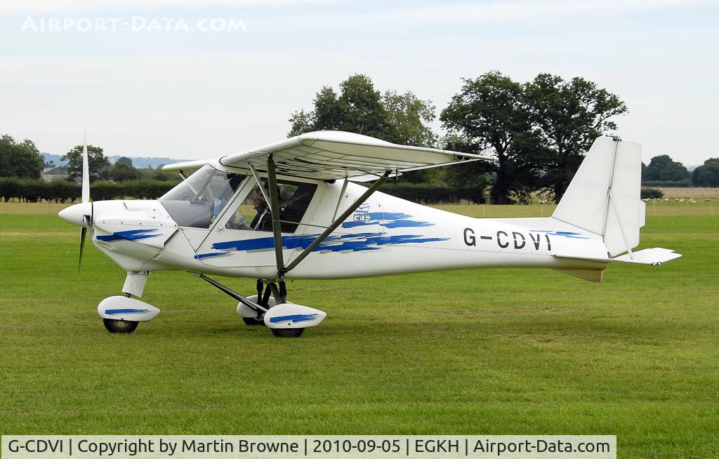 G-CDVI, 2006 Comco Ikarus C42 FB80 C/N 0602-6794, SHOT AT HEADCORN