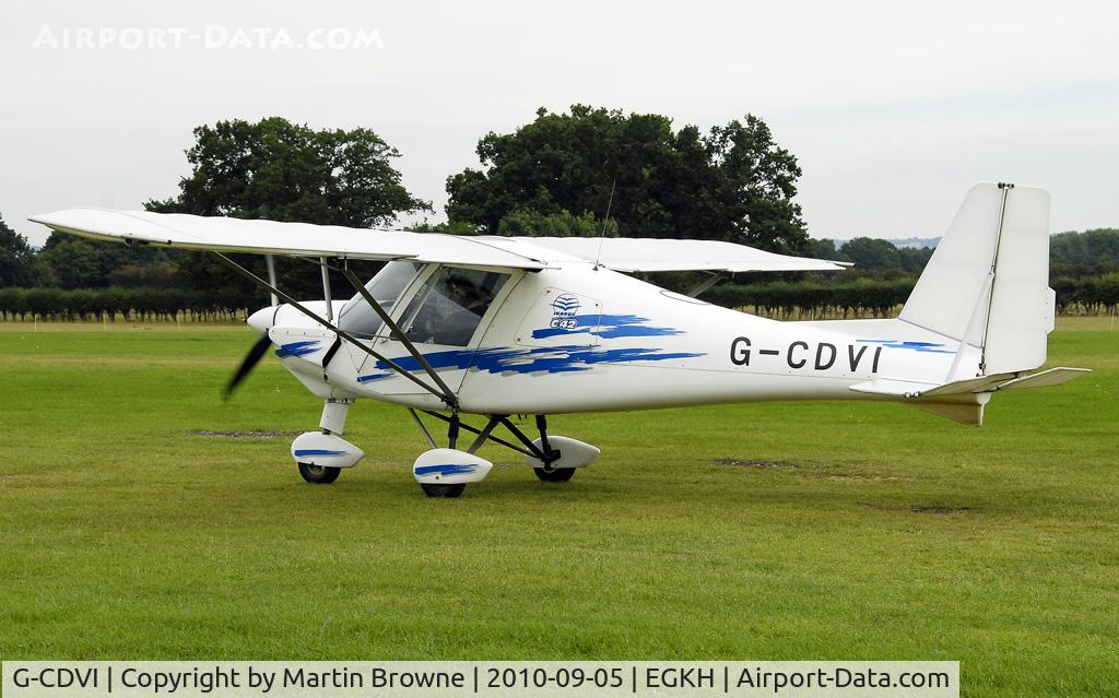 G-CDVI, 2006 Comco Ikarus C42 FB80 C/N 0602-6794, SHOT AT HEADCORN