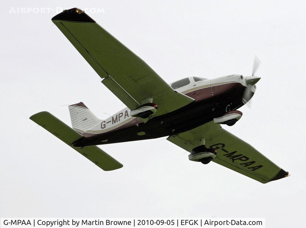 G-MPAA, 2002 Piper PA-28-181 Cherokee Archer III C/N 2843539, SHOT AT HEADCORN