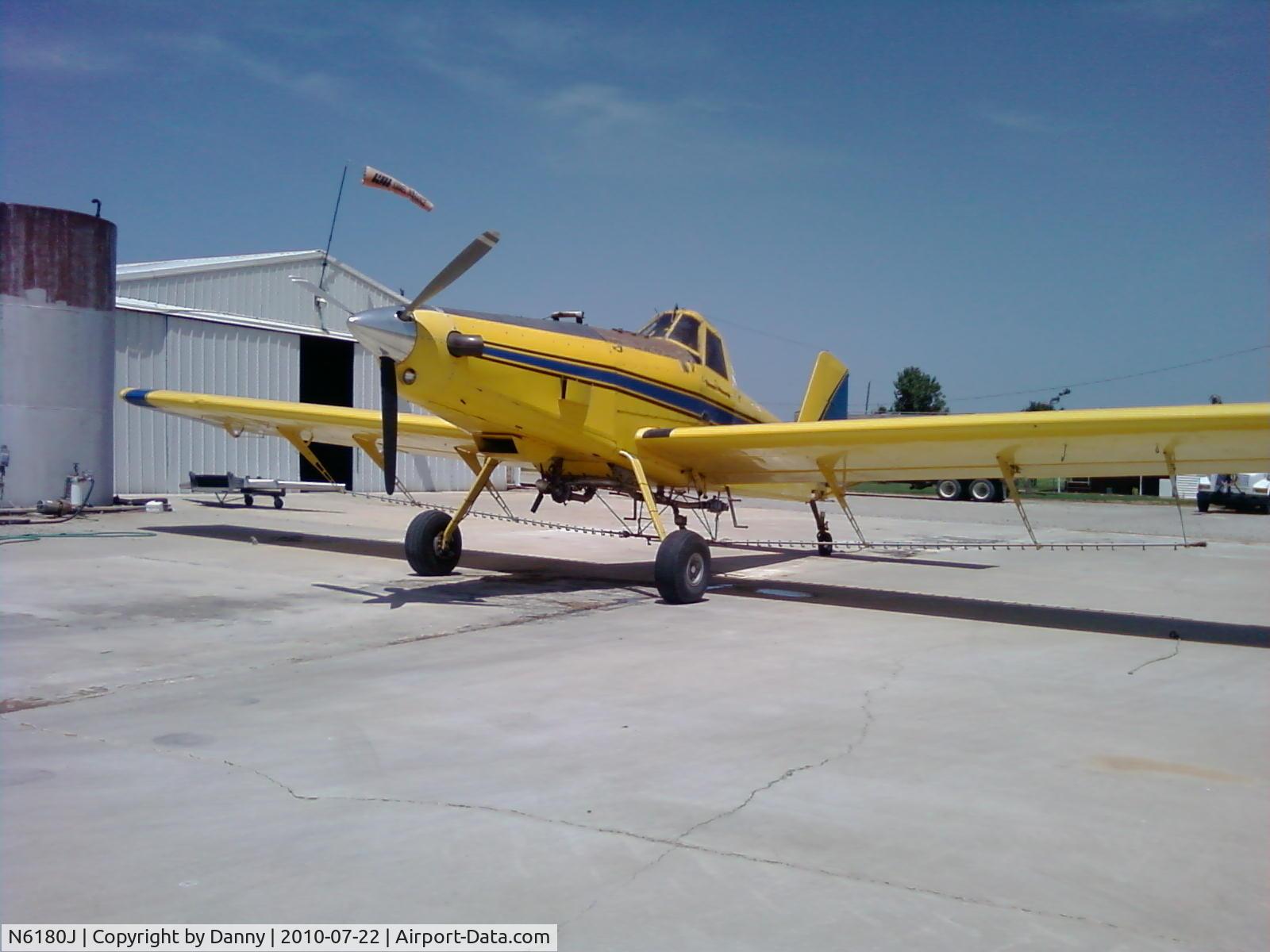 N6180J, 1995 Air Tractor Inc AT-502B C/N 502B-0329, Pollard, Arkansas  airstrip  Danny's Air Agri Service, Inc.