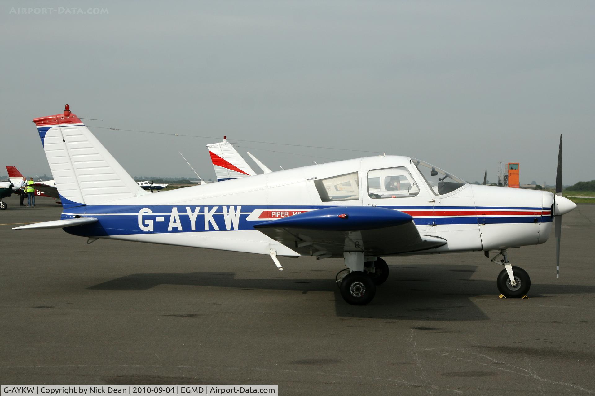 G-AYKW, 1970 Piper PA-28-140 Cherokee C/N 28-26931, EGMD