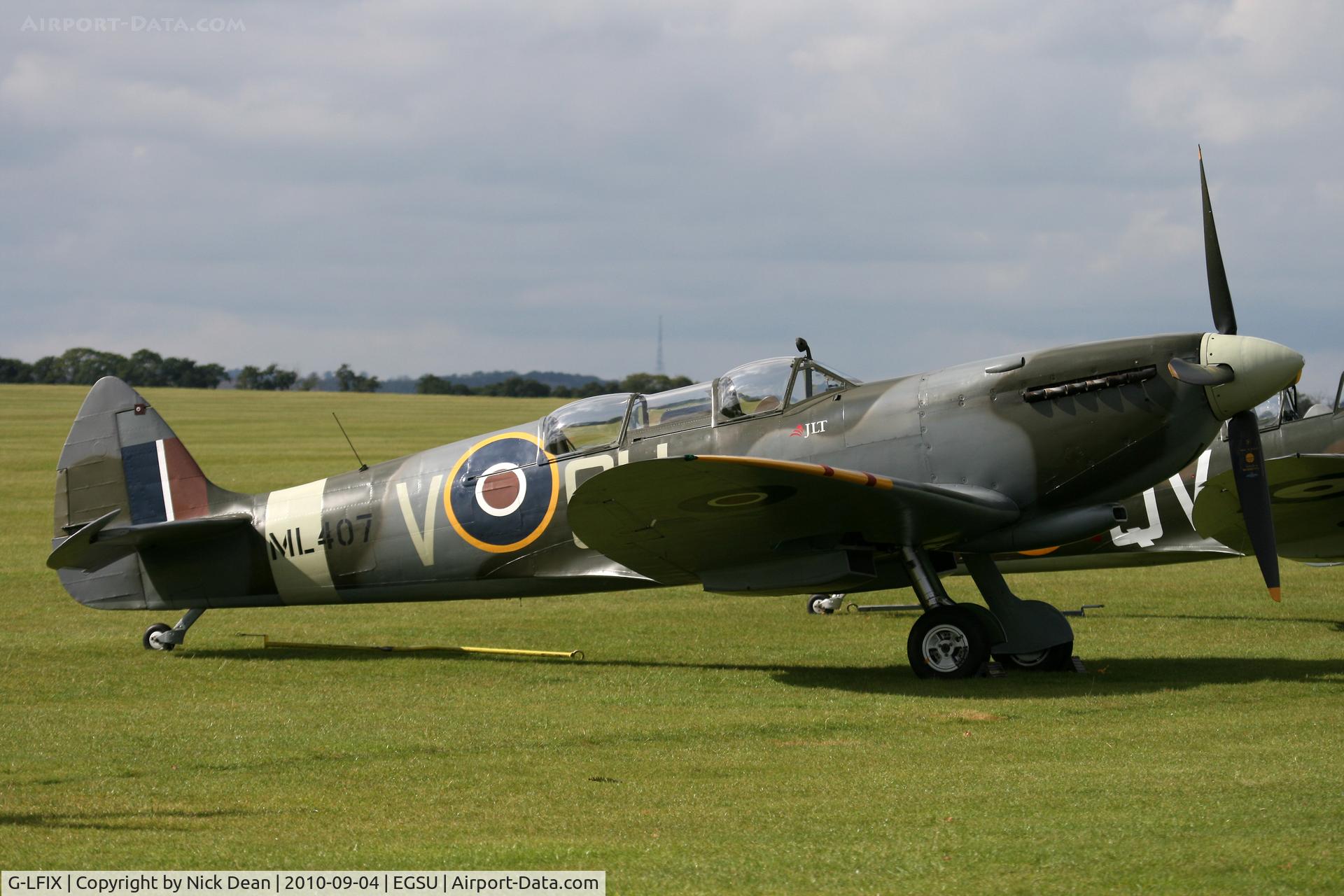 G-LFIX, 1944 Supermarine 509 Spitfire LF.IX (T.IX) C/N CBAF.8463, EGSU