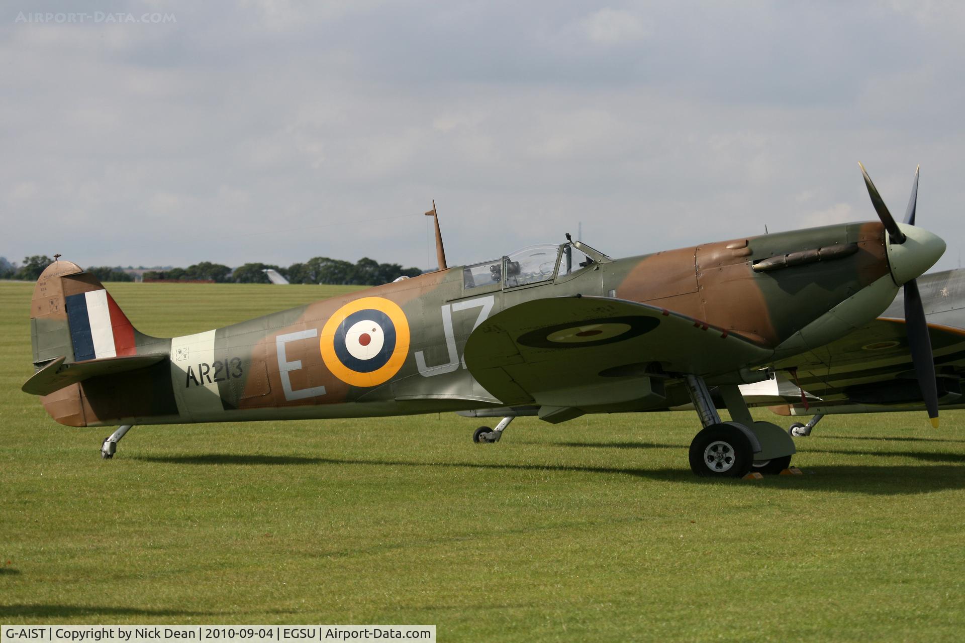 G-AIST, 1941 Supermarine 300 Spitfire Mk1A C/N WASP/20/2, EGSU