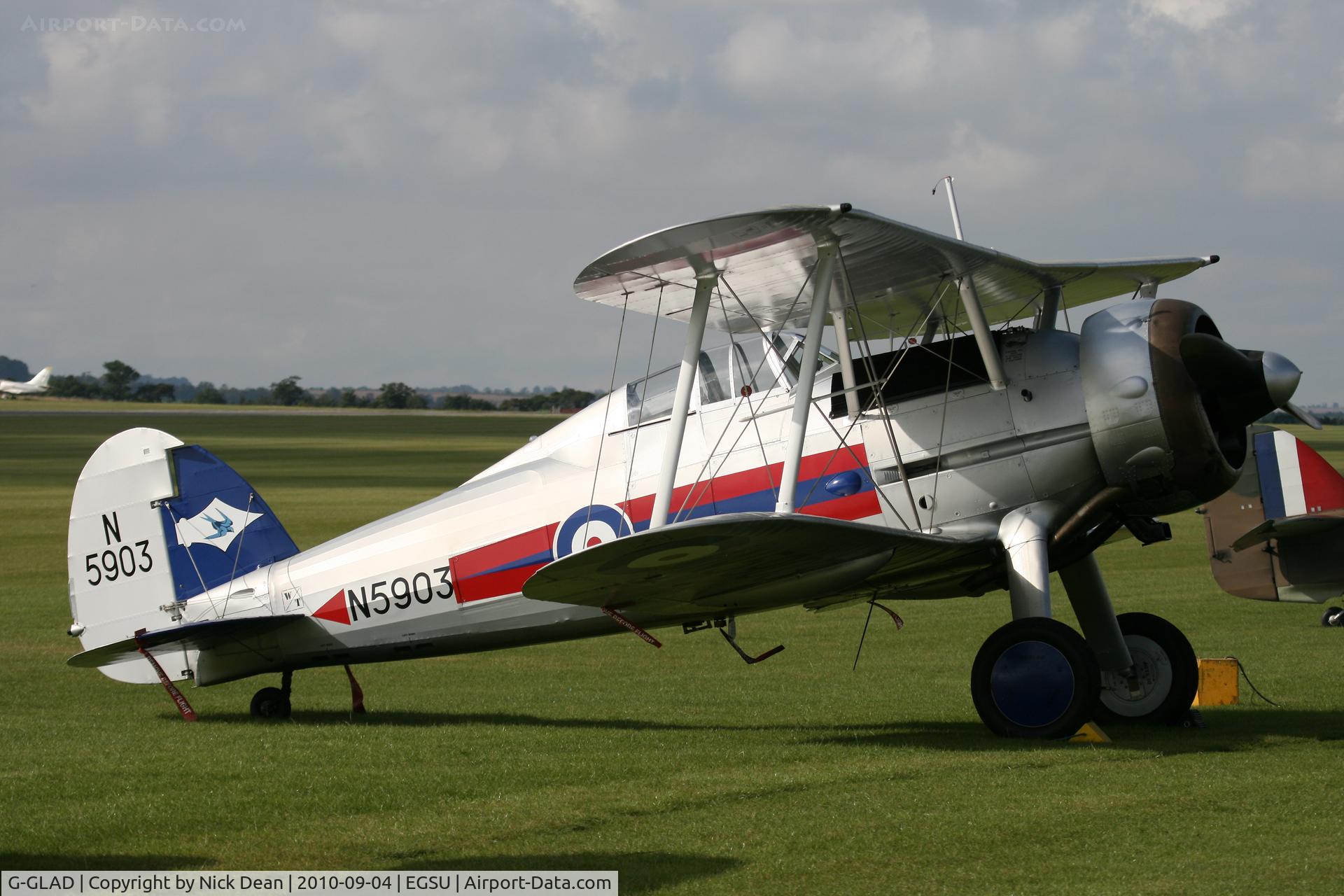 G-GLAD, 1939 Gloster Gladiator Mk2 C/N G5/75751, EGSU
