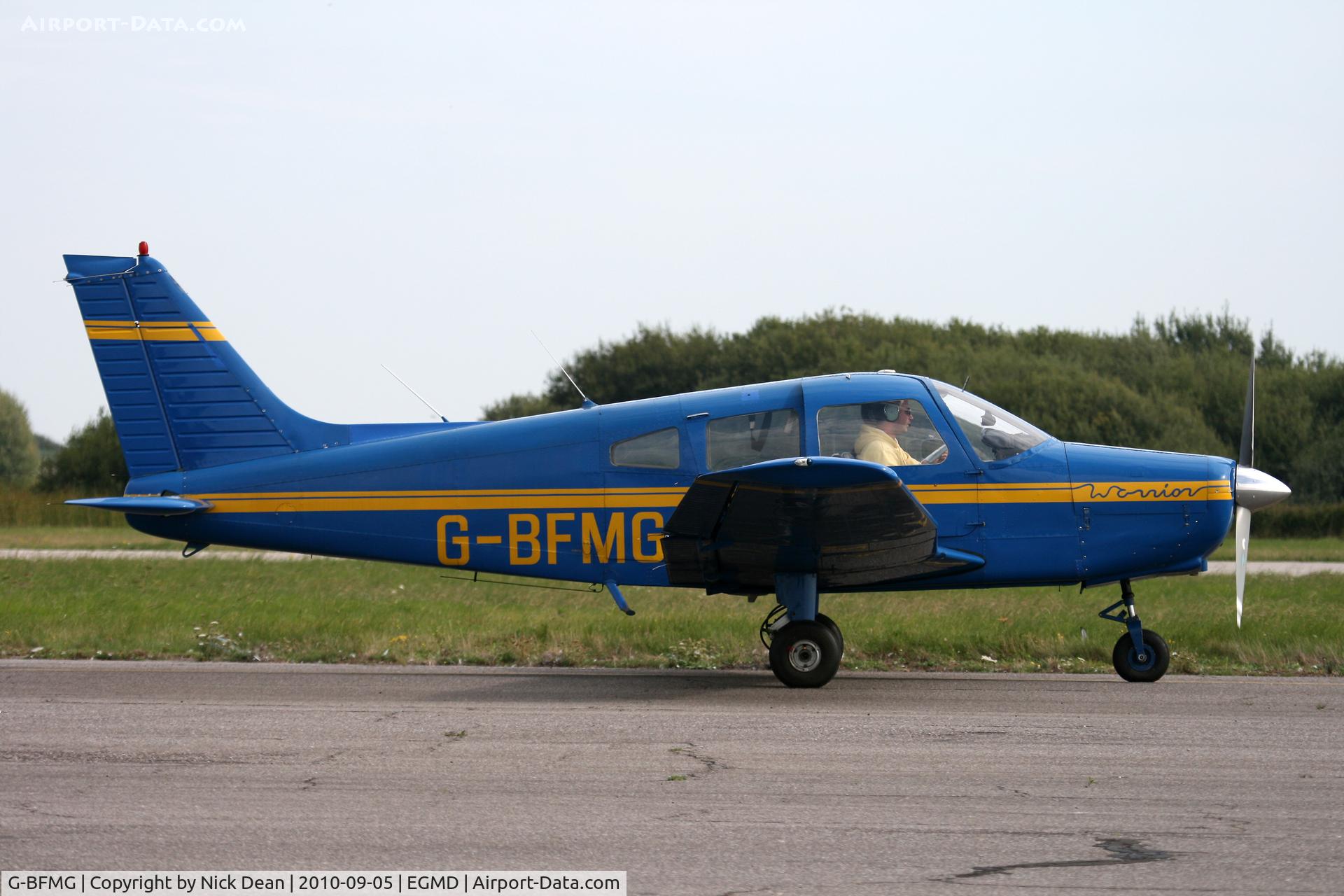 G-BFMG, 1977 Piper PA-28-161 Cherokee Warrior II C/N 28-7716160, EGMD