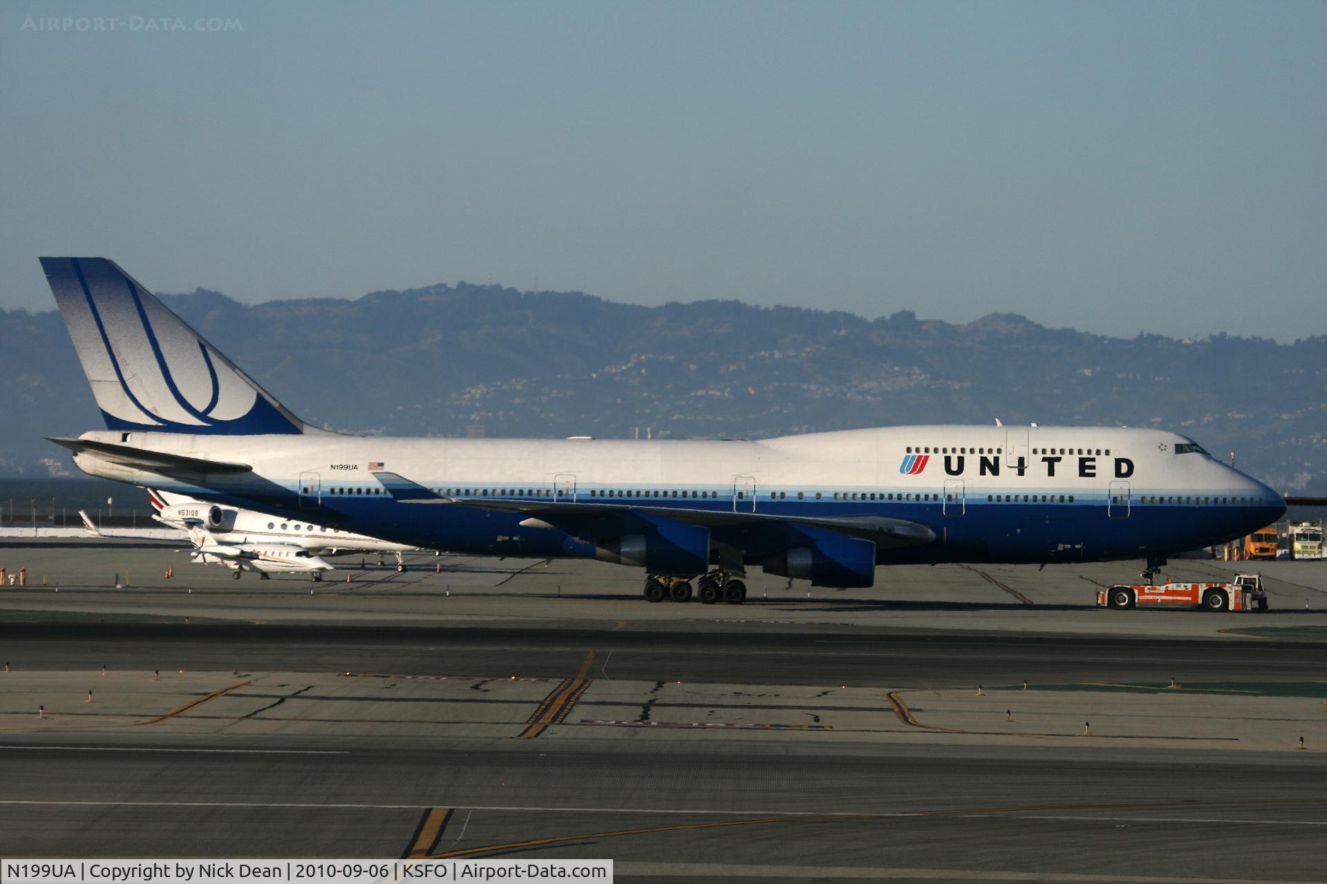 N199UA, 1997 Boeing 747-422 C/N 28717, KSFO
